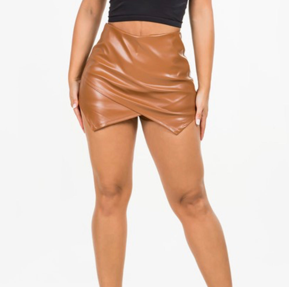 Burnt Caramel Skort