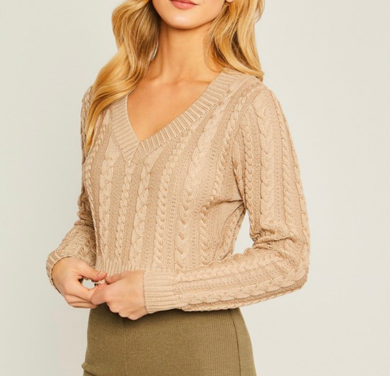 Knitted Sweater Top