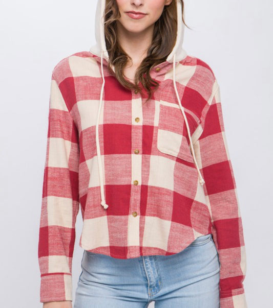 Flannel Hoodie