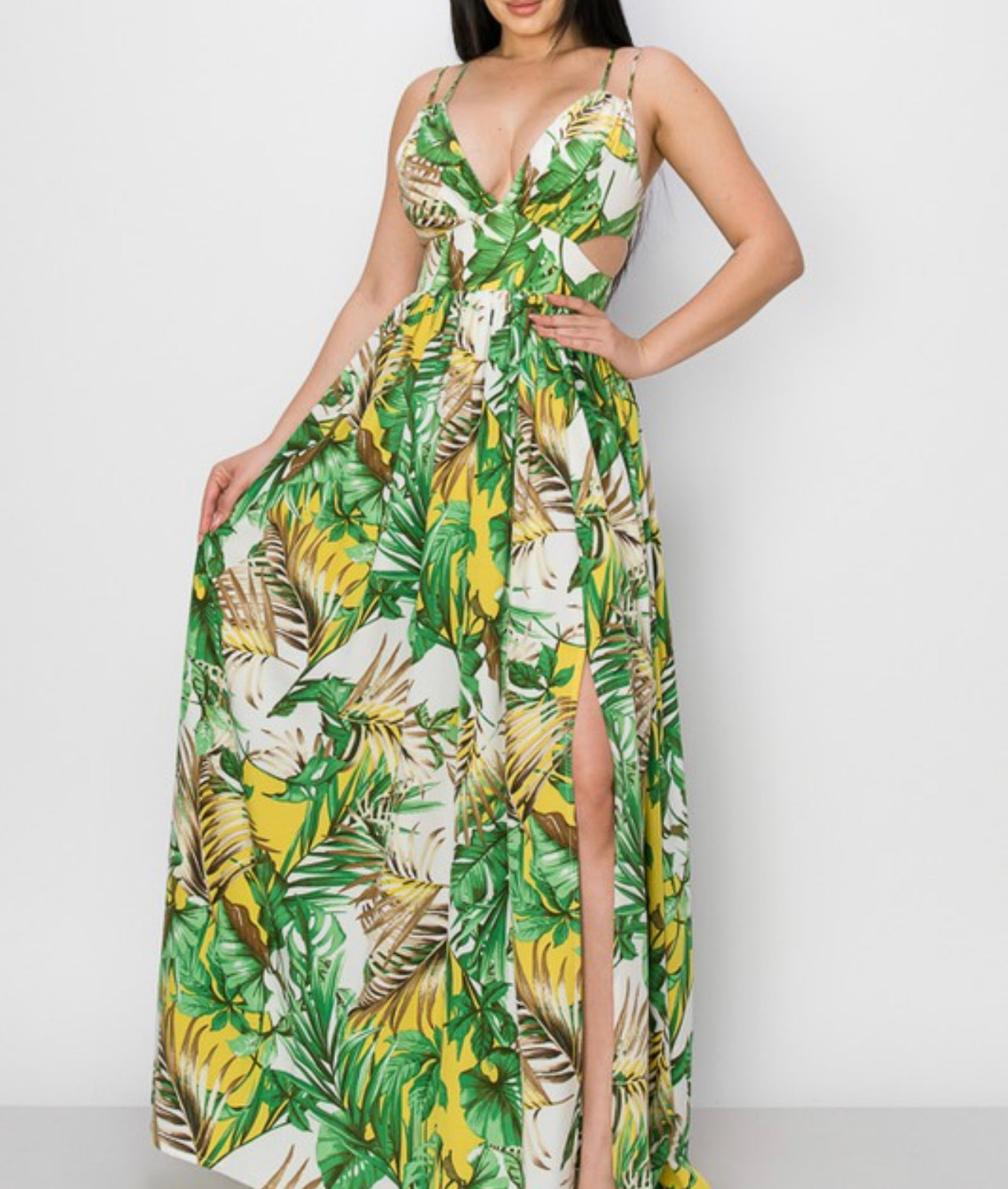 Tropical Maxi Dress