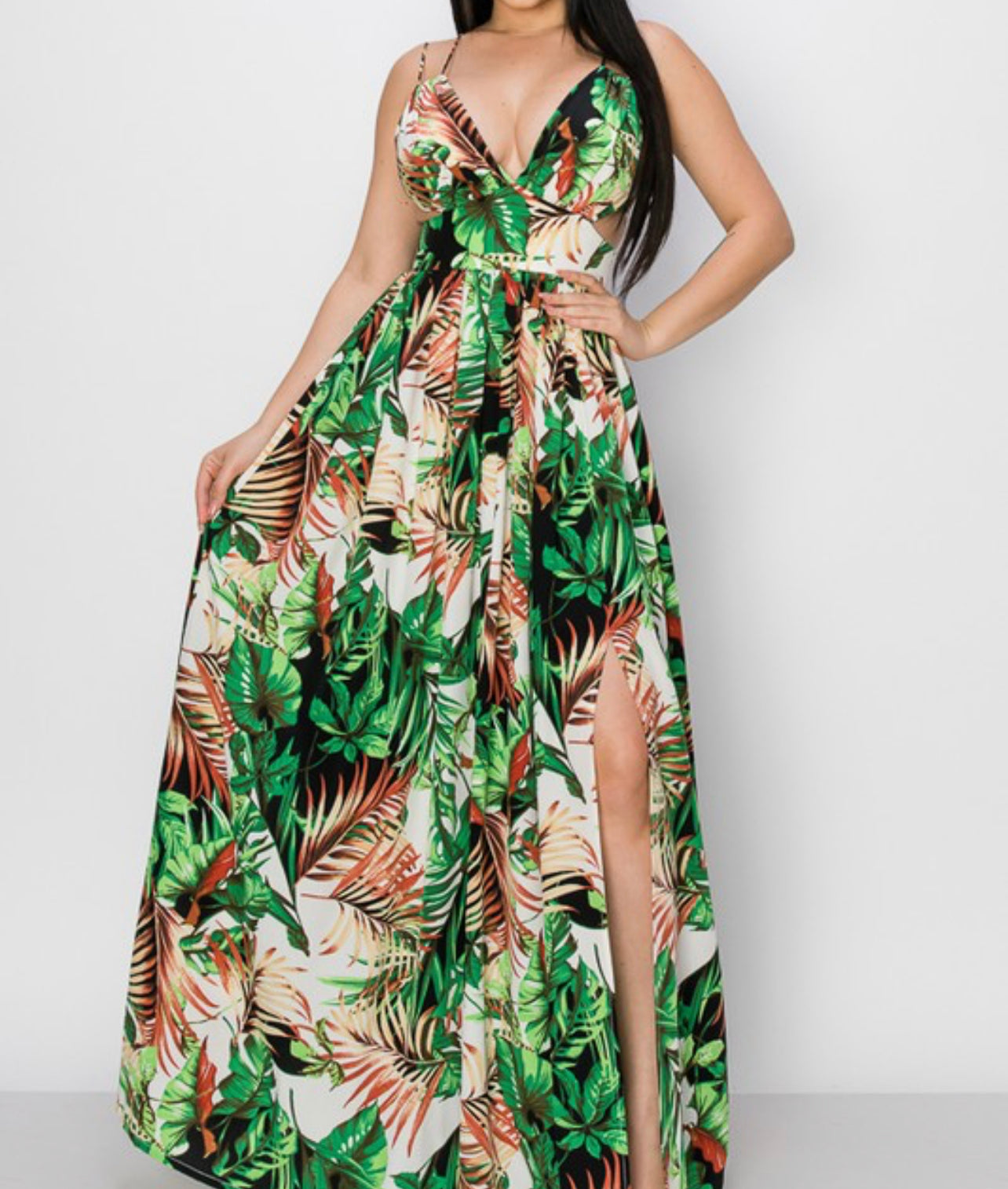 Tropical Maxi Dress