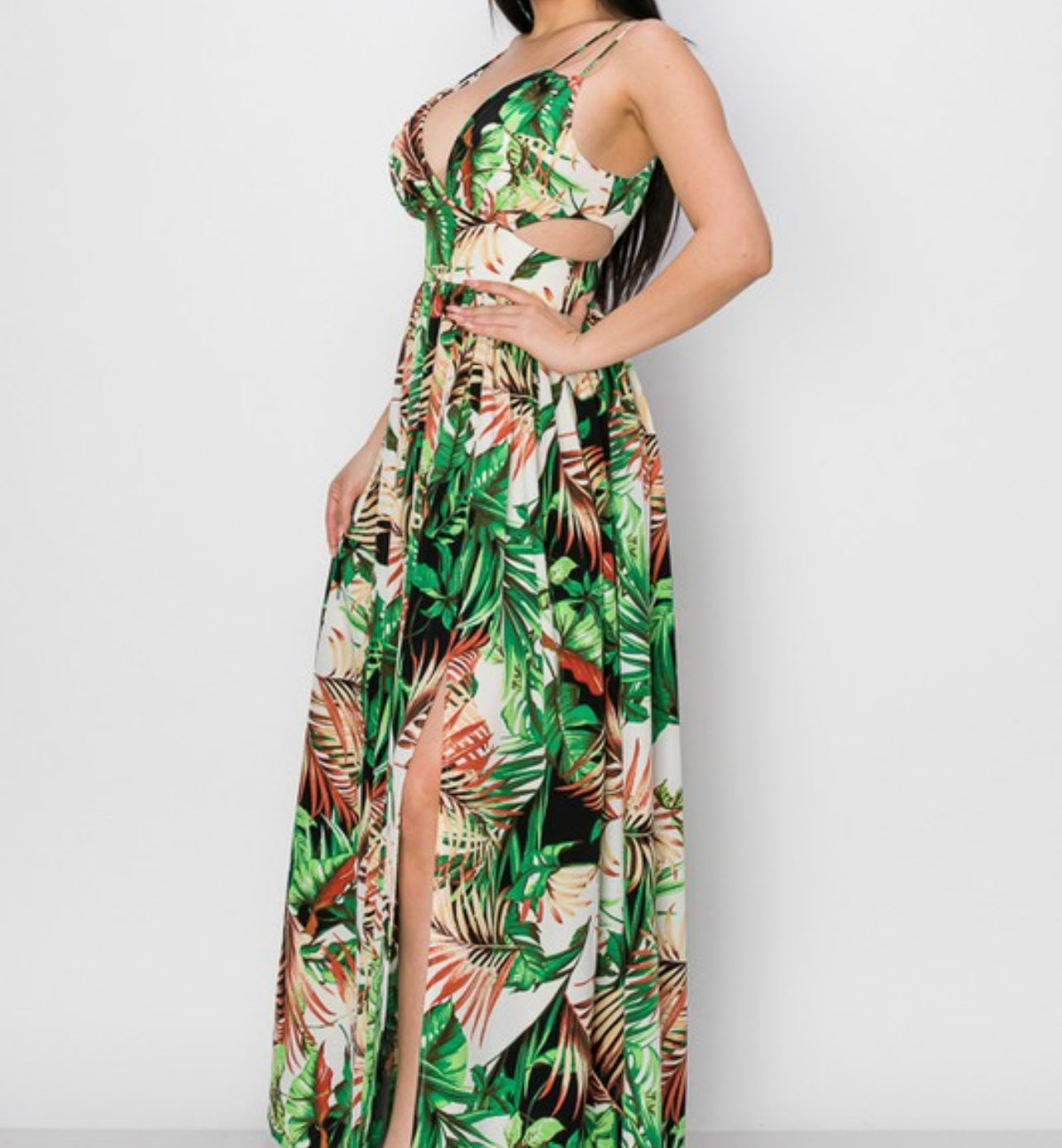 Tropical Maxi Dress