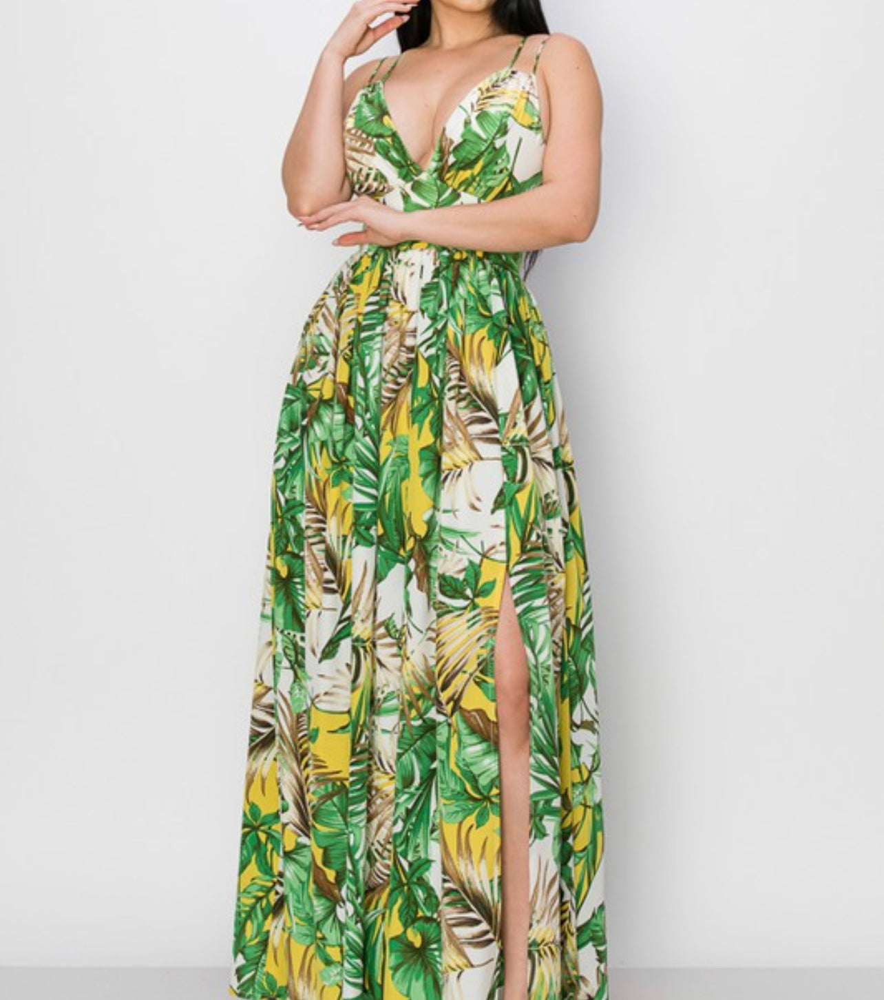 Tropical Maxi Dress